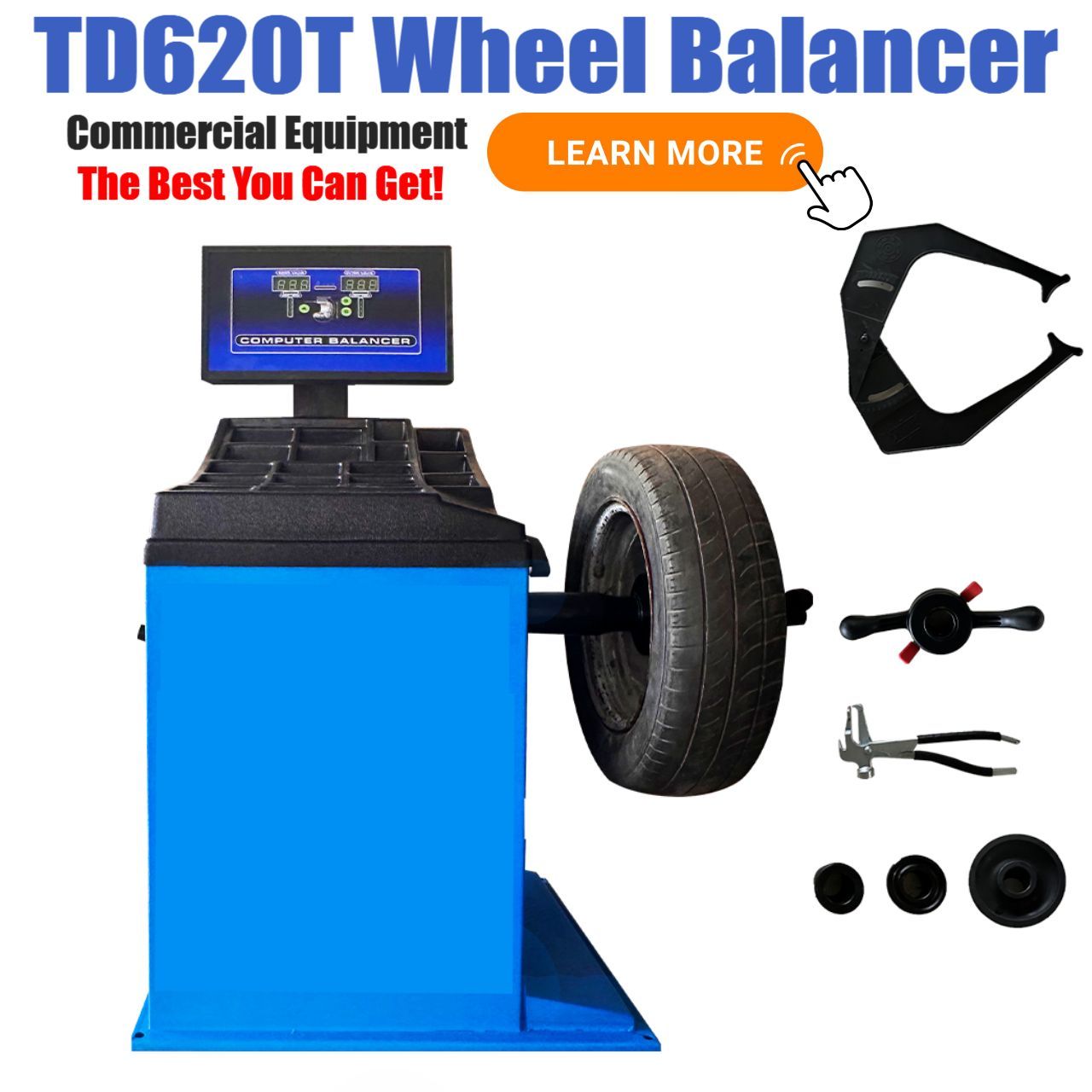 TD620T TIRE WHEEL BALANCER NO CREDIT FINANCING