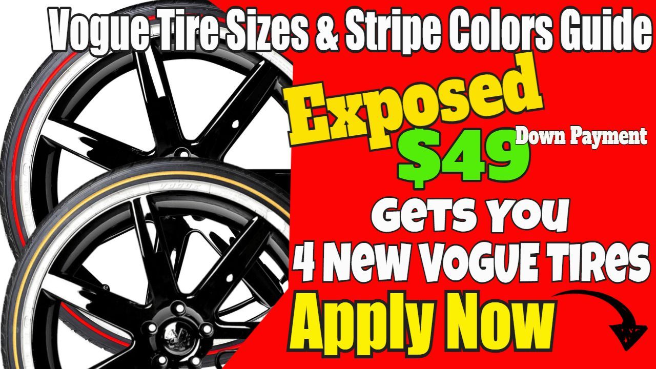 Vogue Tire Sizes & Stripe Colors Guide