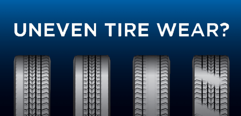 a poster that says uneven tire wear on it