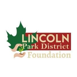 Lincoln Park District Foundation logo with green leaf and red text