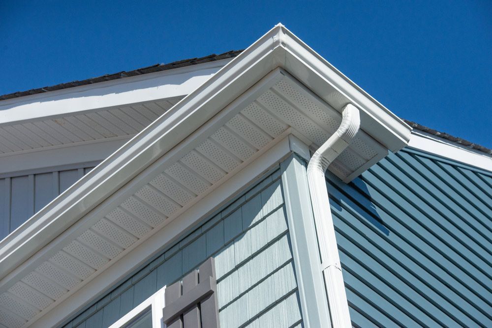 Colonial White Gutter Guard System — Enduro Shield Roofing Solutions in Elanora, QLD