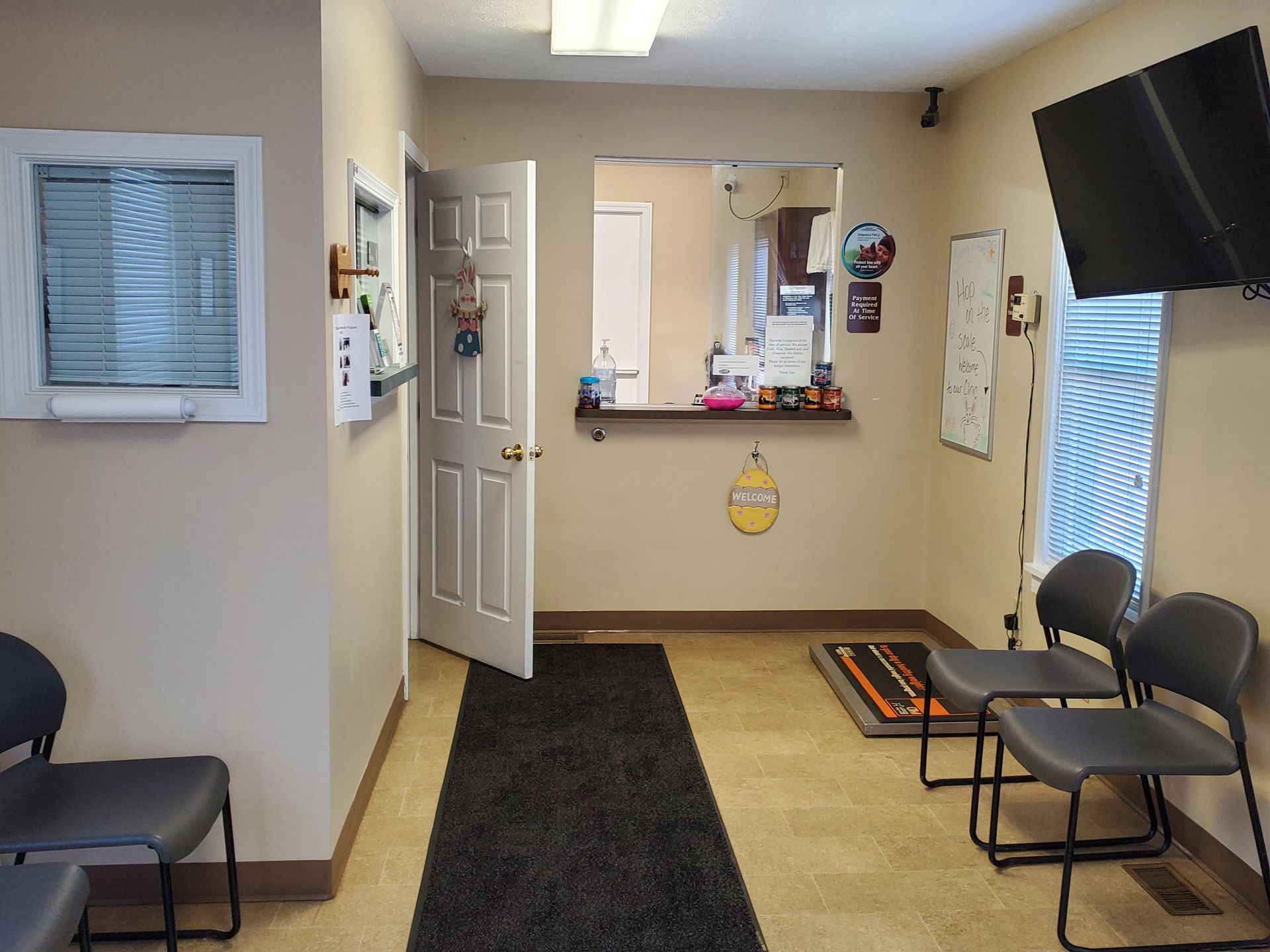 akron barberton vet clinic lobby