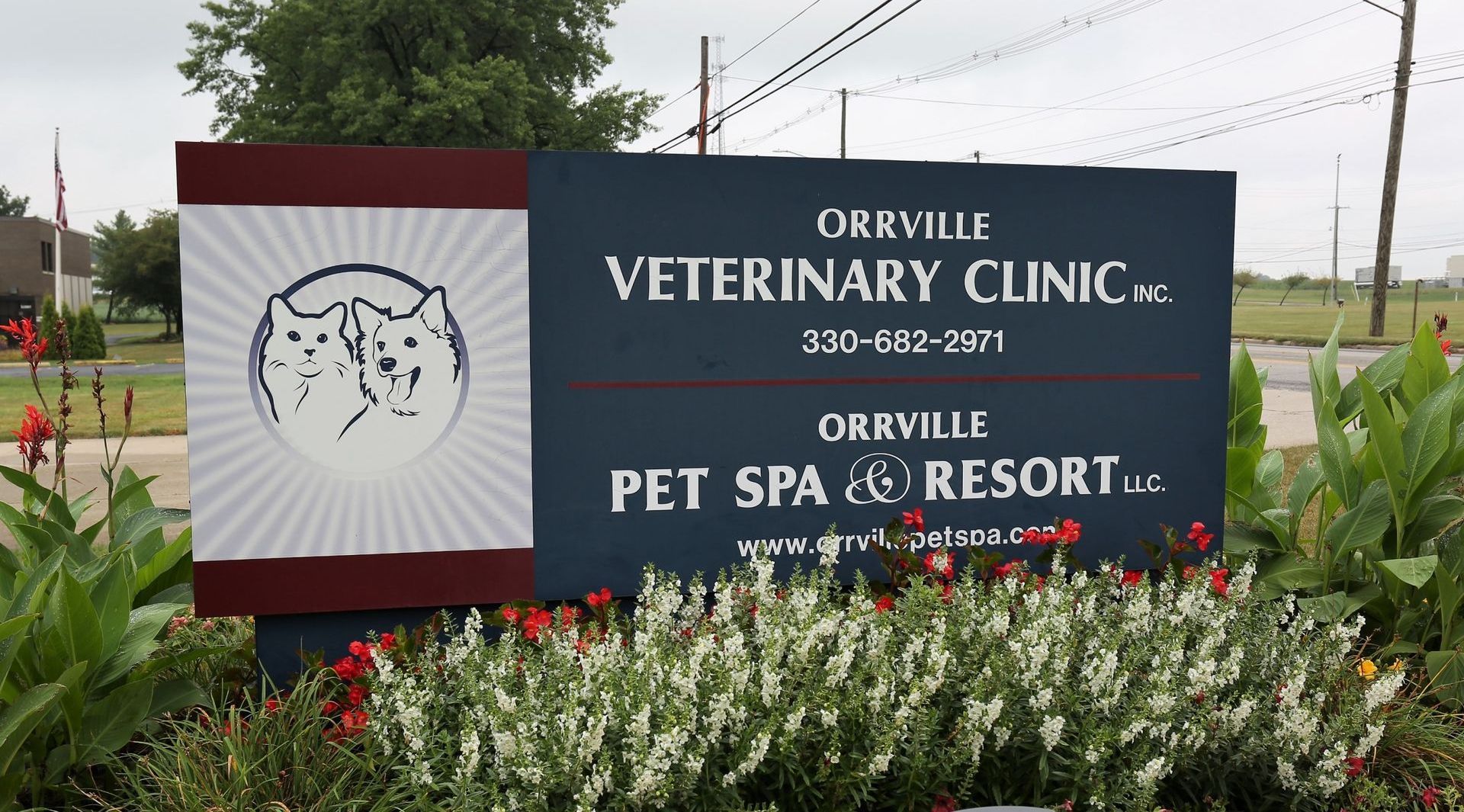 orrville vet clinic sign