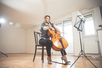 PLAYIng cello