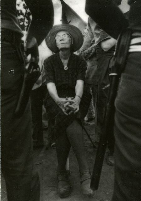 Picketing with the United Farm Workers.