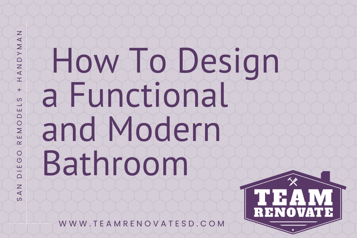Blog Cover for Design a Functional & Modern Bathroom