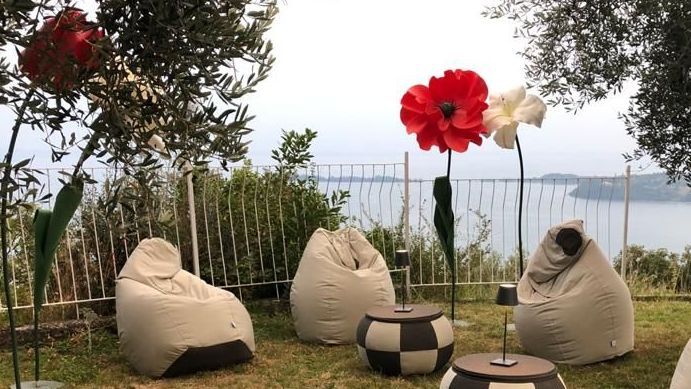 Poltrona sacco design esterno lusso
