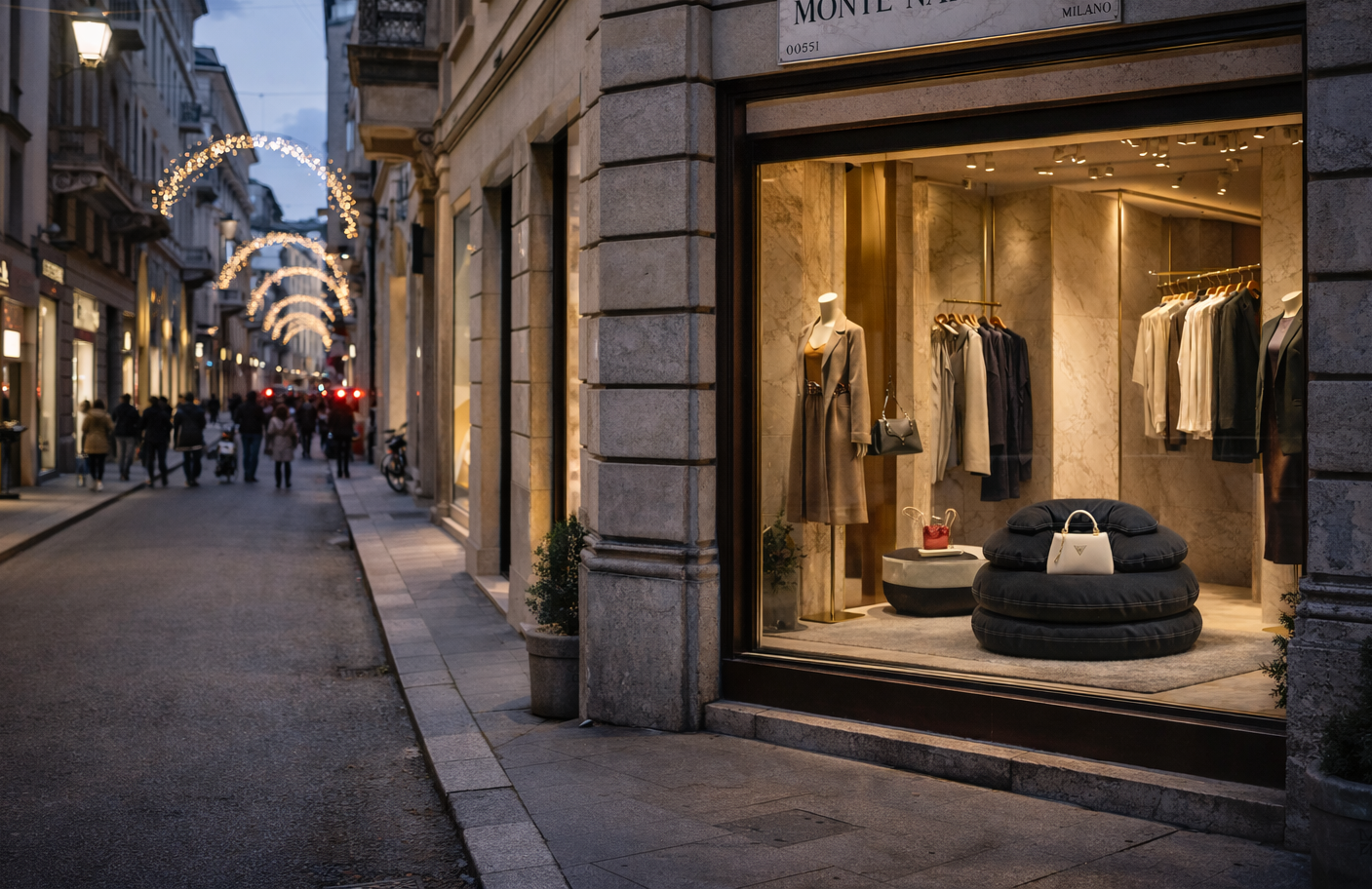 poltrona sacco olimpia arredamento vetrina design lusso 
