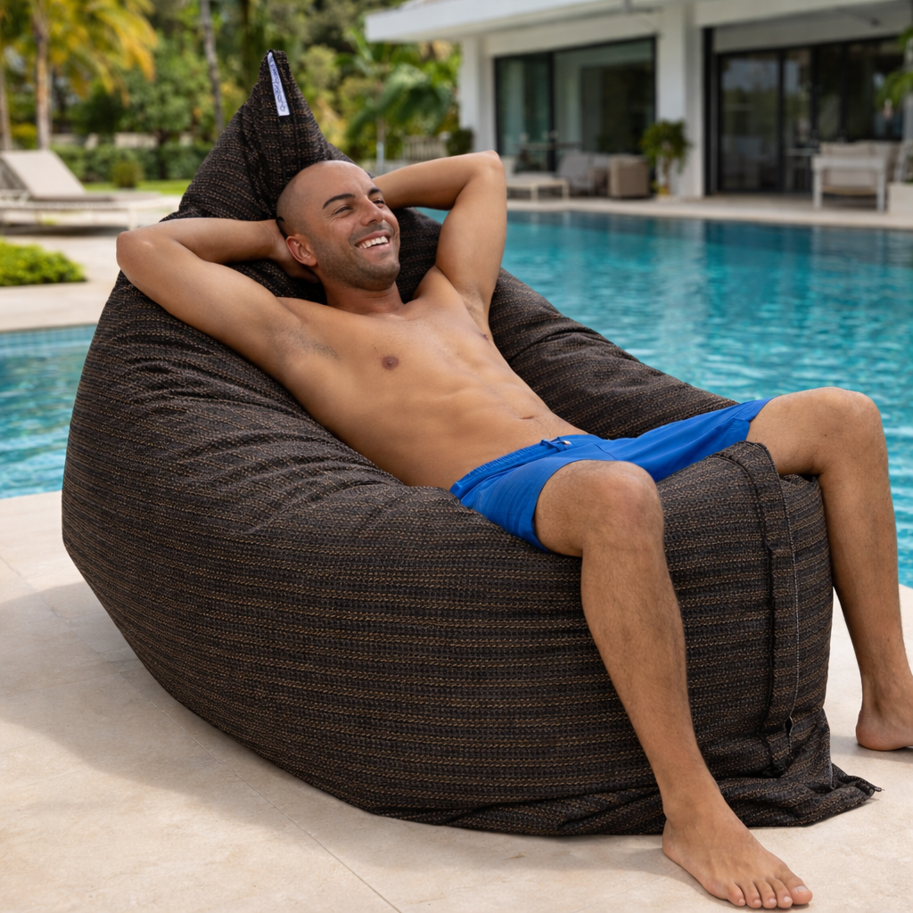 Poltrona sacco Goccia relax cellulare chiamata