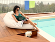 Poltrona sacco Goccia piscina