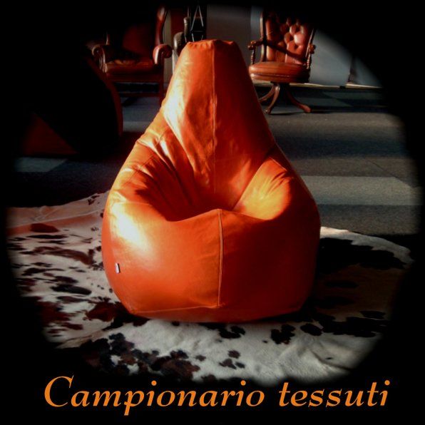 poltrona sacco pelle extra lusso lucxury
