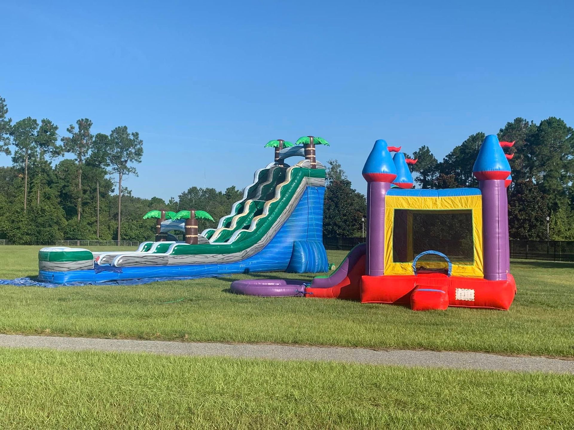 Large inflatable attraction rentals by BackYard Carnivals in Saint Johns County