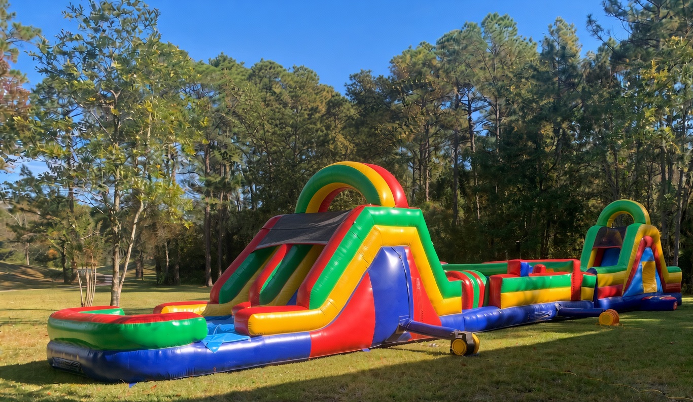 Large inflatable attraction rentals by BackYard Carnivals in Clay County