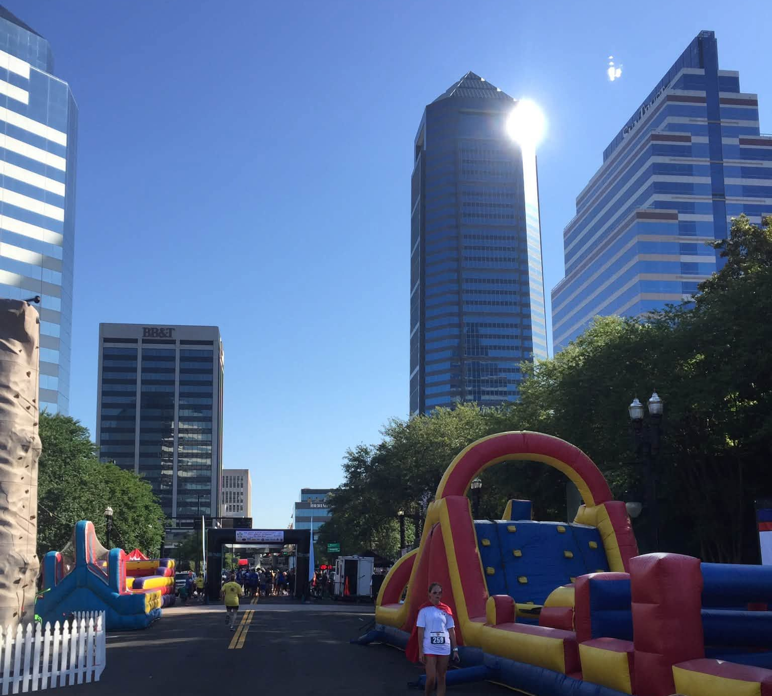 Jacksonville large inflatable attraction rentals by BackYard Carnivals 