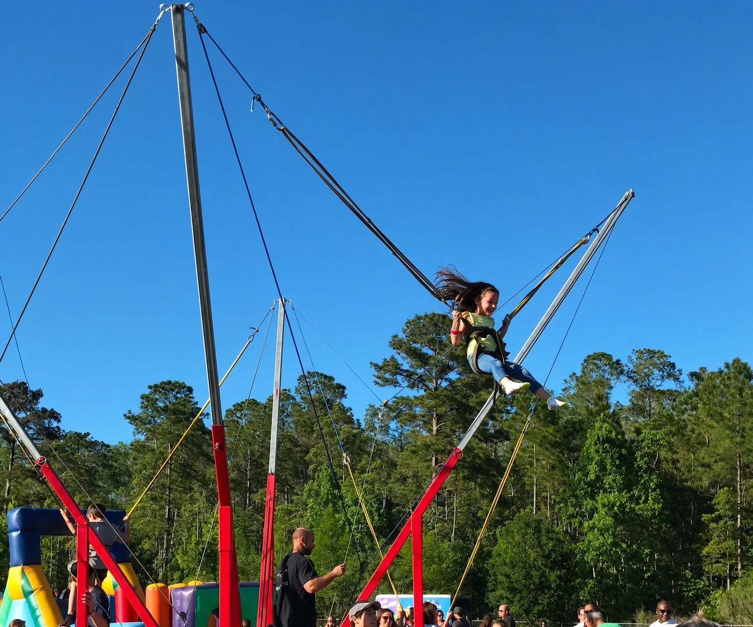 Mobile Monkey Motion Bungee Jumping Trampolines
