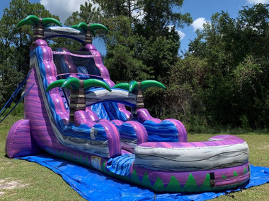 Inflatable water slide rentals by BackYard Carnivals