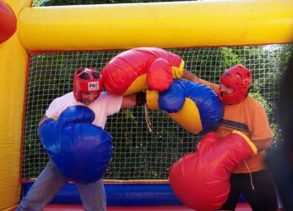 Giant boxing gloves by BackYard Carnivals