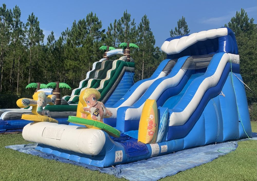 Inflatable waterslide rentals by BackYard Carnivals