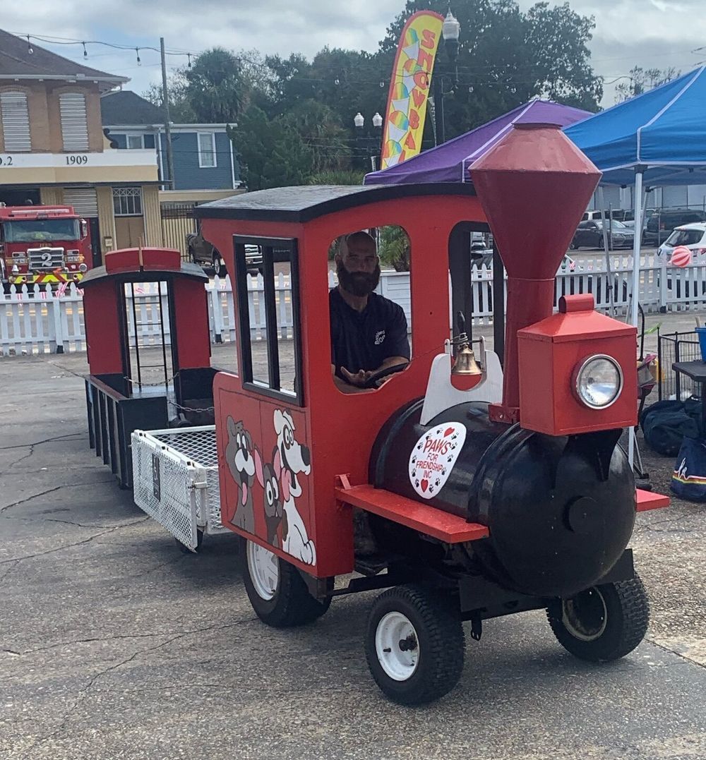The Trackless Train Party Train Rides