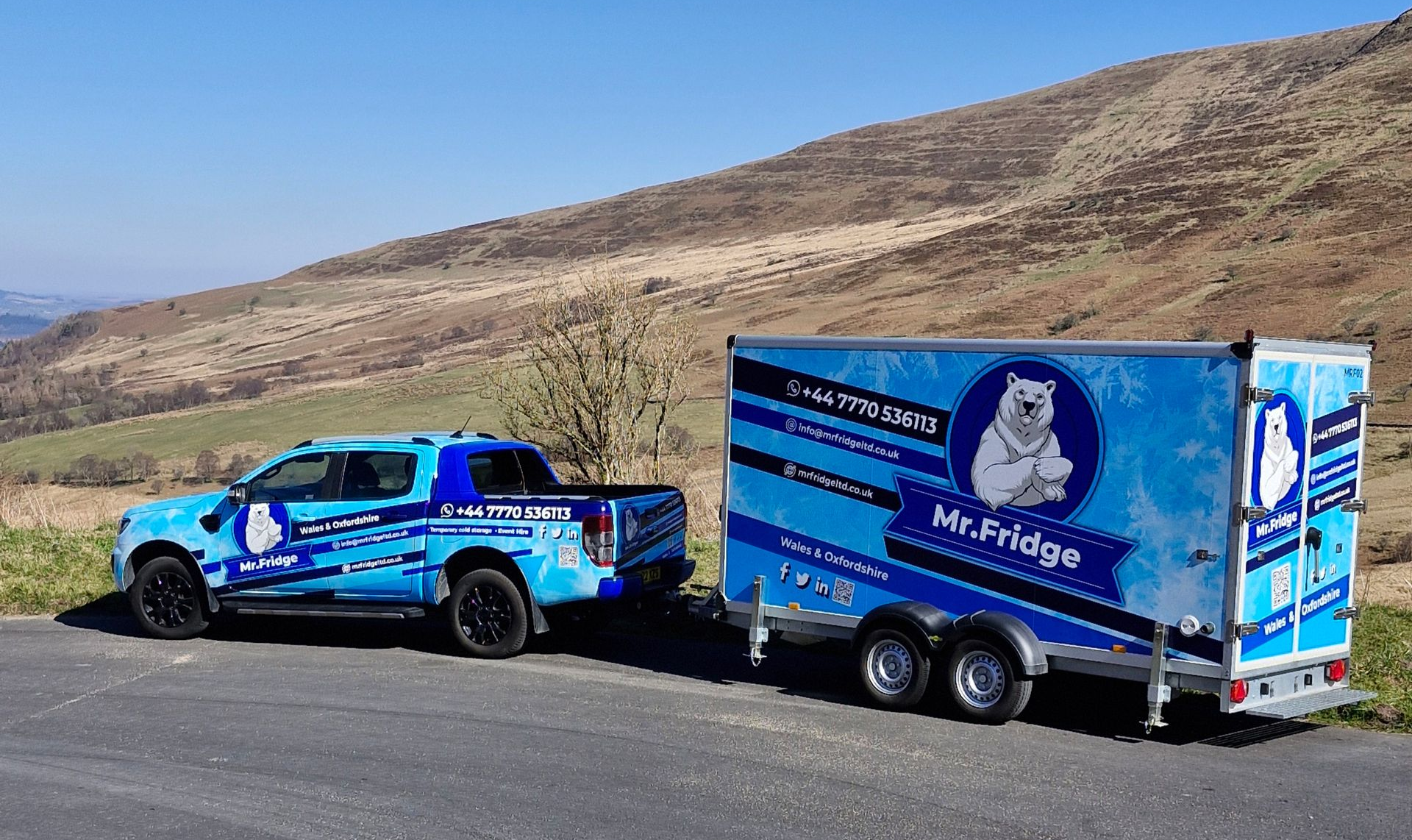 4metre mobile fridge trailer - Mr Fridge 