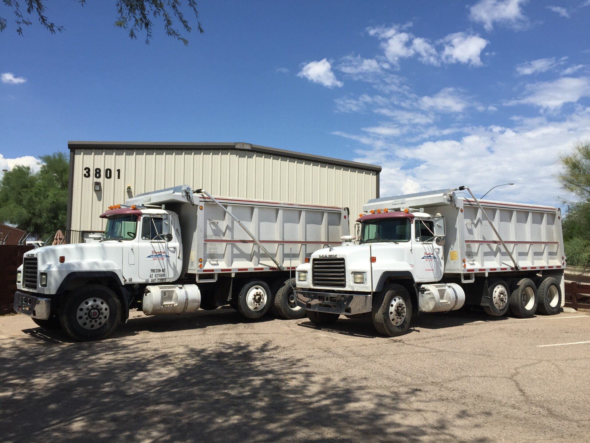 Two Huge Construction Equipment — Tucson, AZ — Buntin Excavating Two Huge Construction Equipment — Tucson, AZ — Buntin Excavating