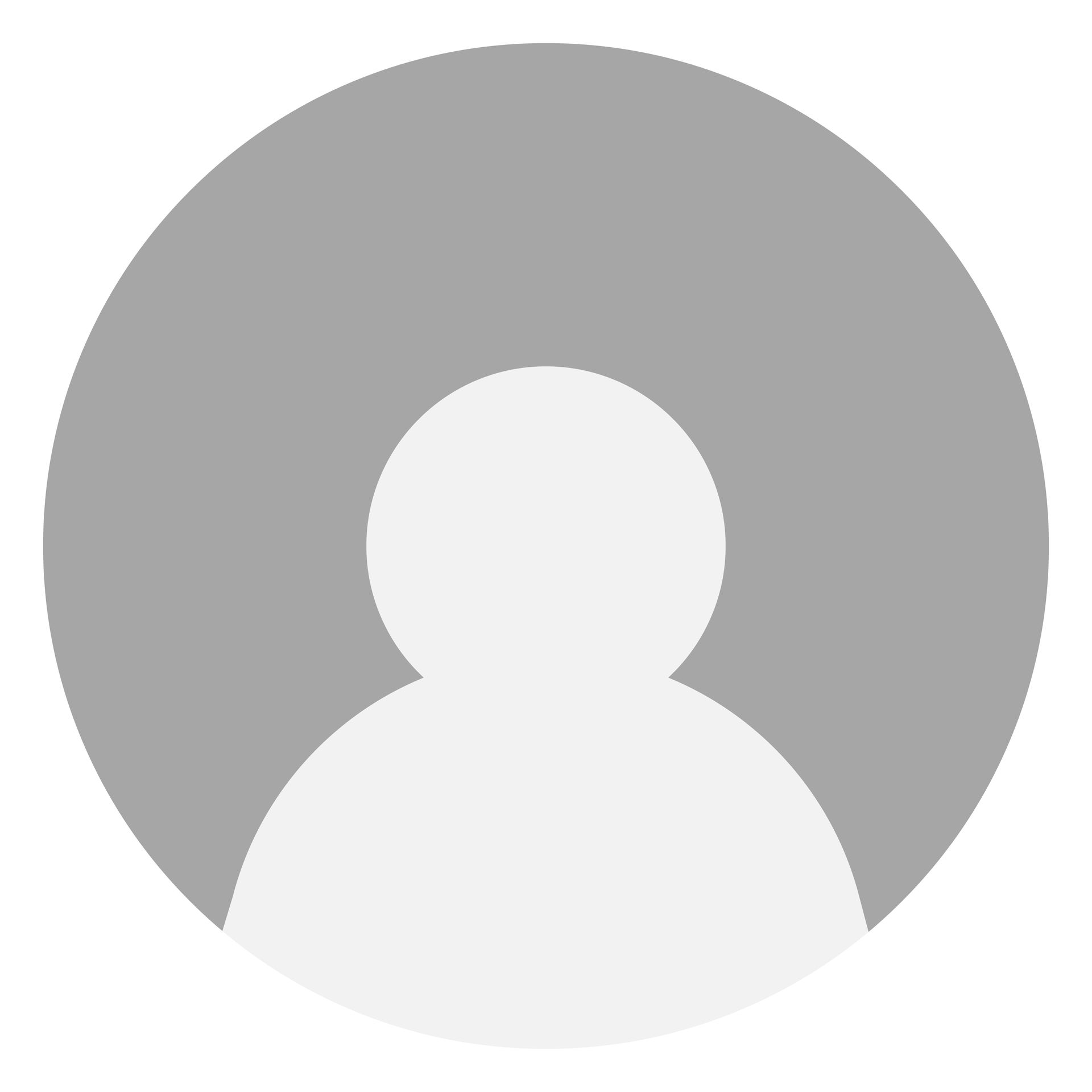 Gray user avatar icon with a white head-and-shoulders silhouette on a light background