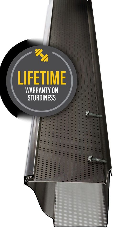 Black perforated wrap with yellow badge reading “LIFETIME WARRANTY ON STUDDED TIRES”