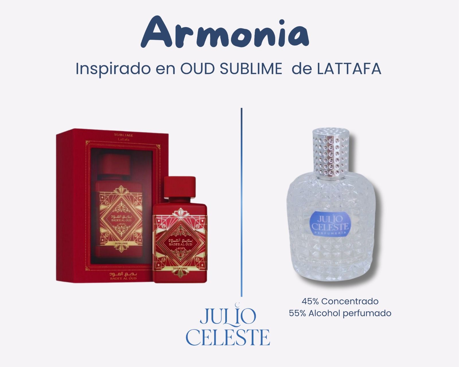 Armonia Inspirado en OUD SUBLIME de LATTAFA