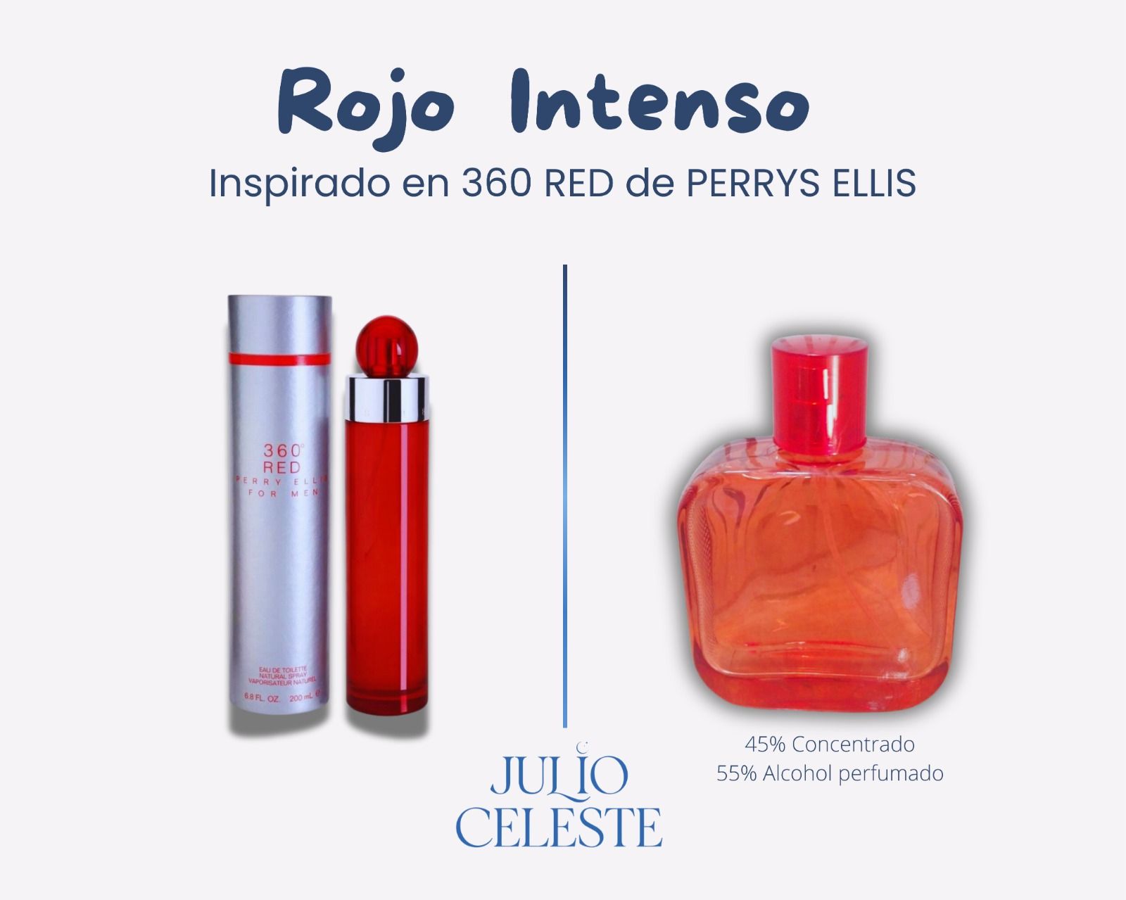 Rojo Intenso - Inspirado en 360 RED de PERRYS ELLIS