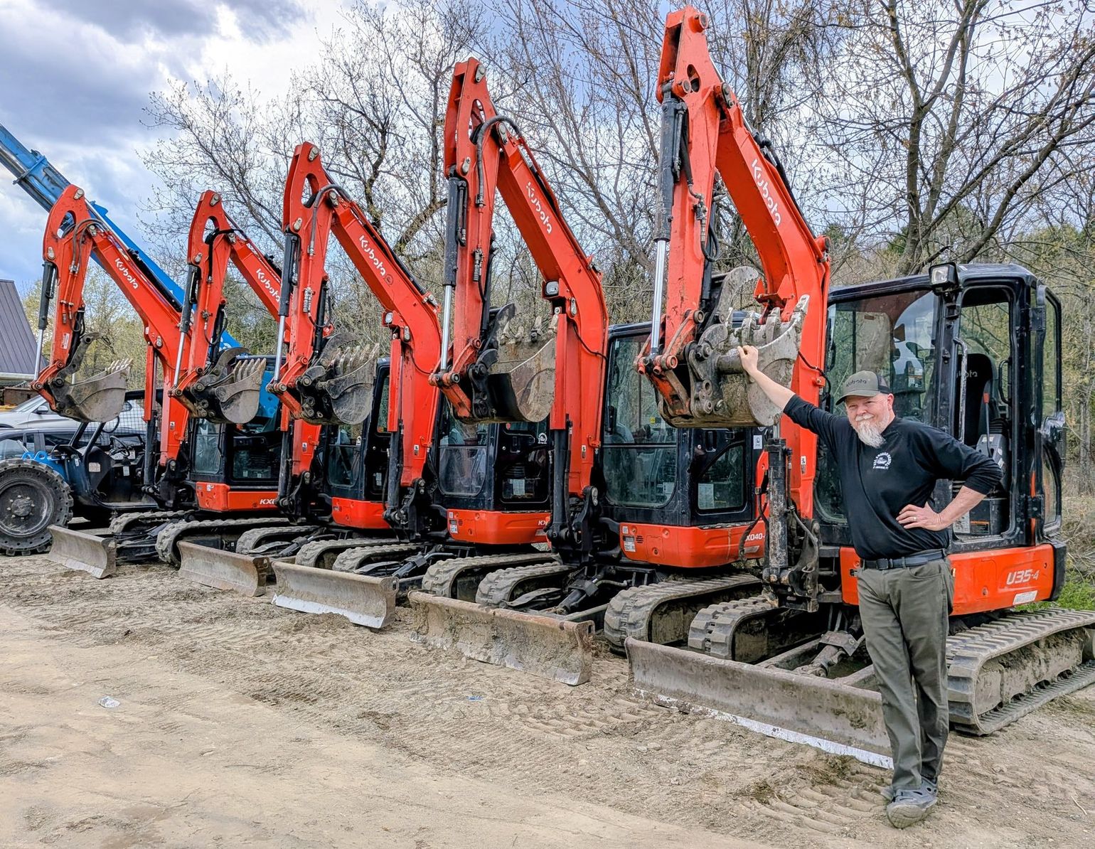 Kubota large equipment rentals in Vermont