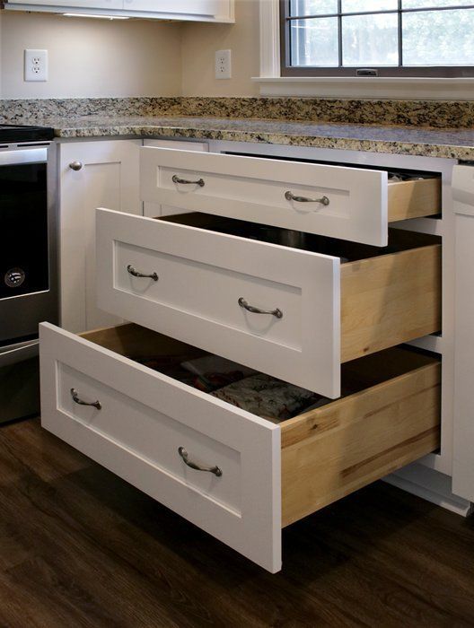 Opened Drawers
