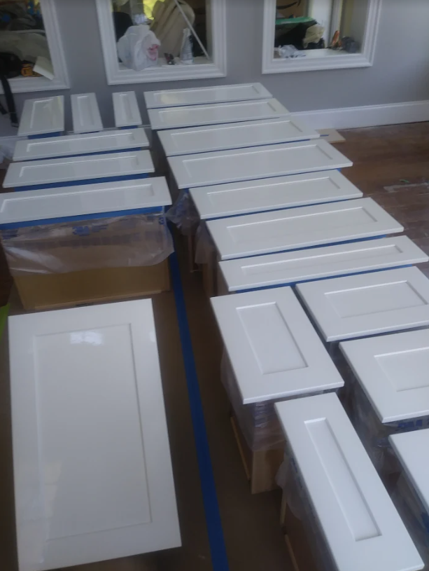Cabinet After Repainting
