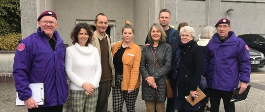 Community Peace Constables and attendees at Truro Crown Court