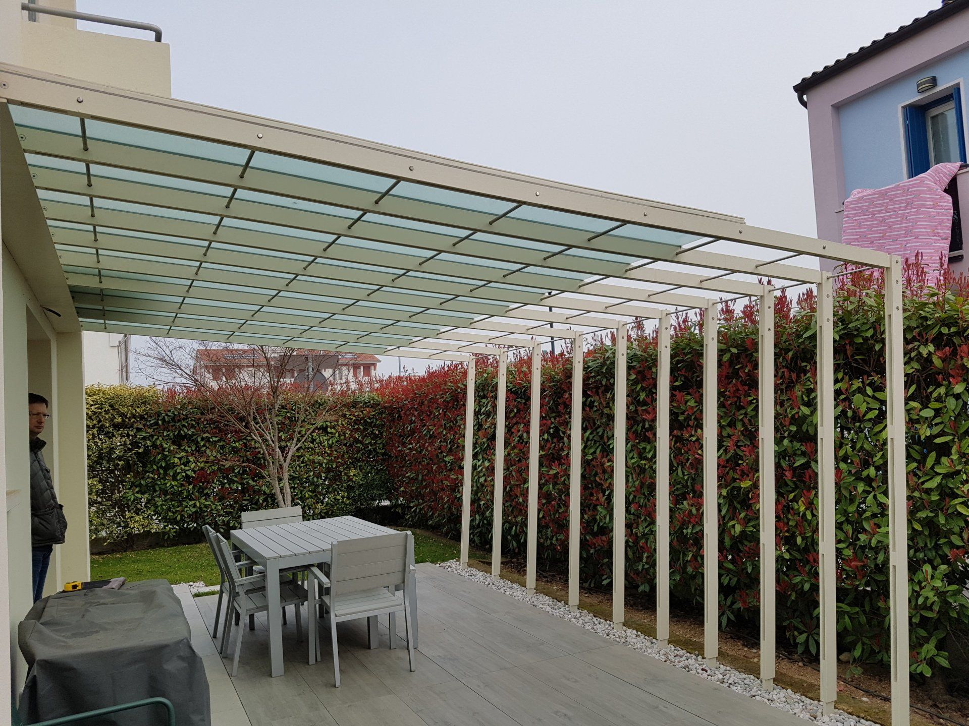 Coronamento in cor-ten a Treviso
