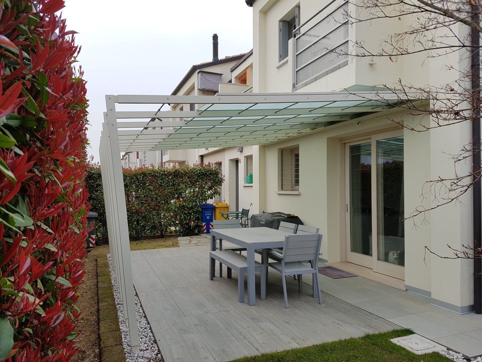 Coronamento in cor-ten a Treviso Gobbato