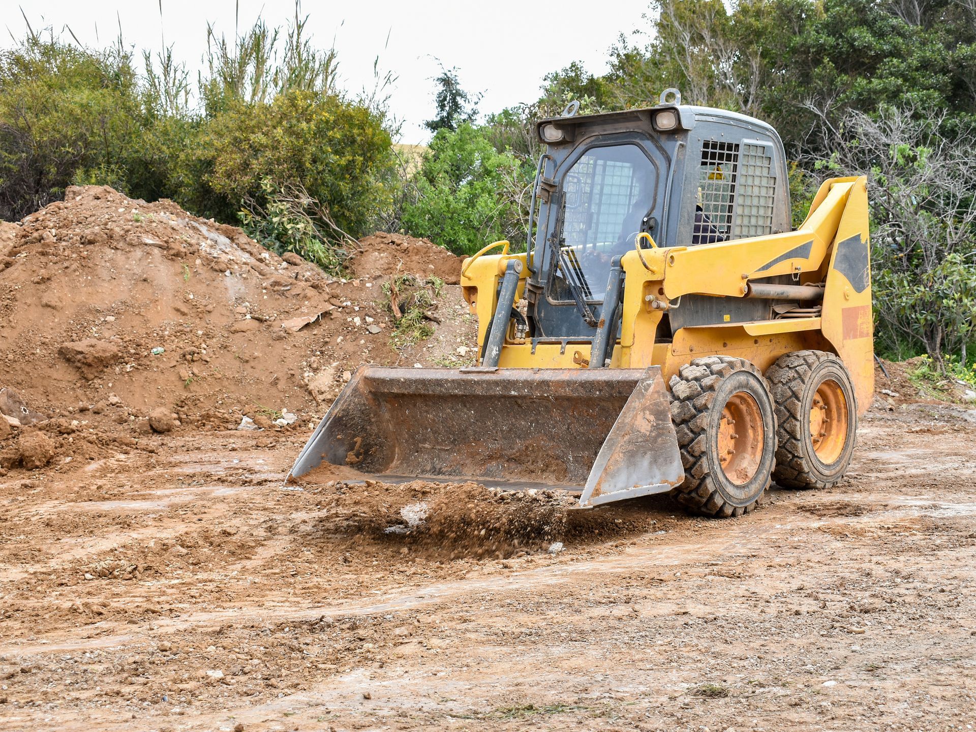 Small bulldozer