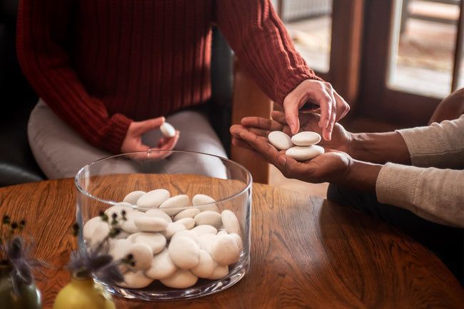 sharing parting stones
