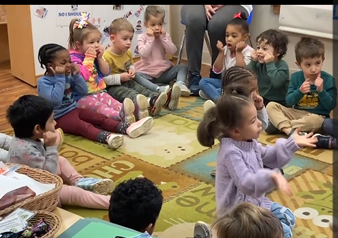 Children in Music Class