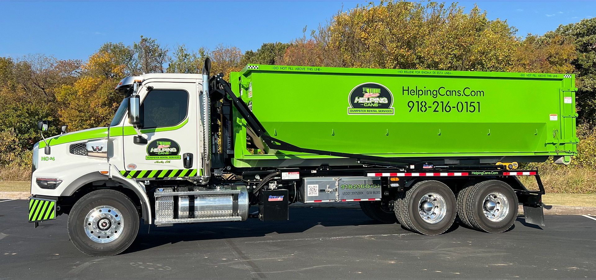 Dumpster Sizes Tulsa OK | Helping Cans