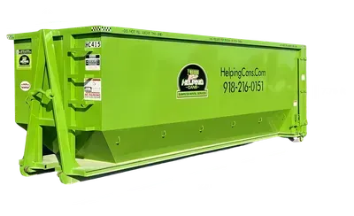 40-yard dumpster for large construction and demolition projects