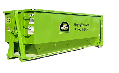 40-yard dumpster for large construction and demolition projects