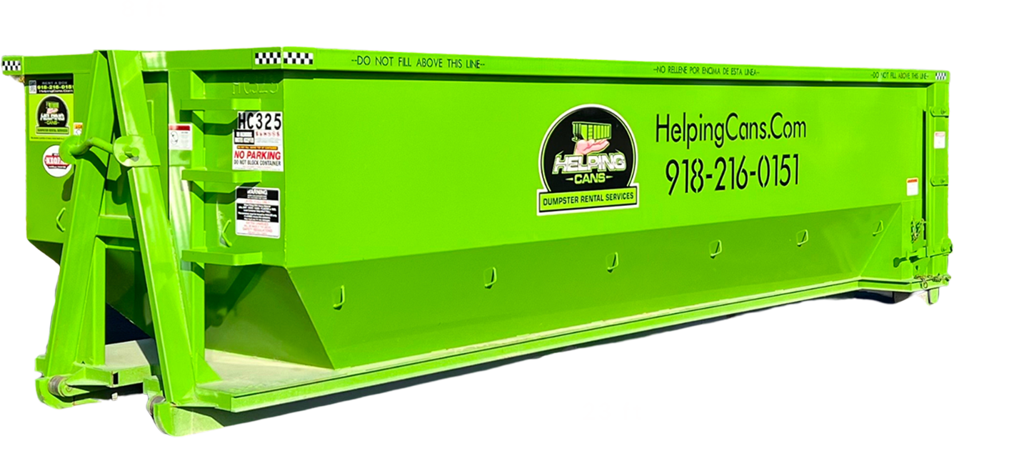 30-yard dumpster for major renovations and estate cleanouts