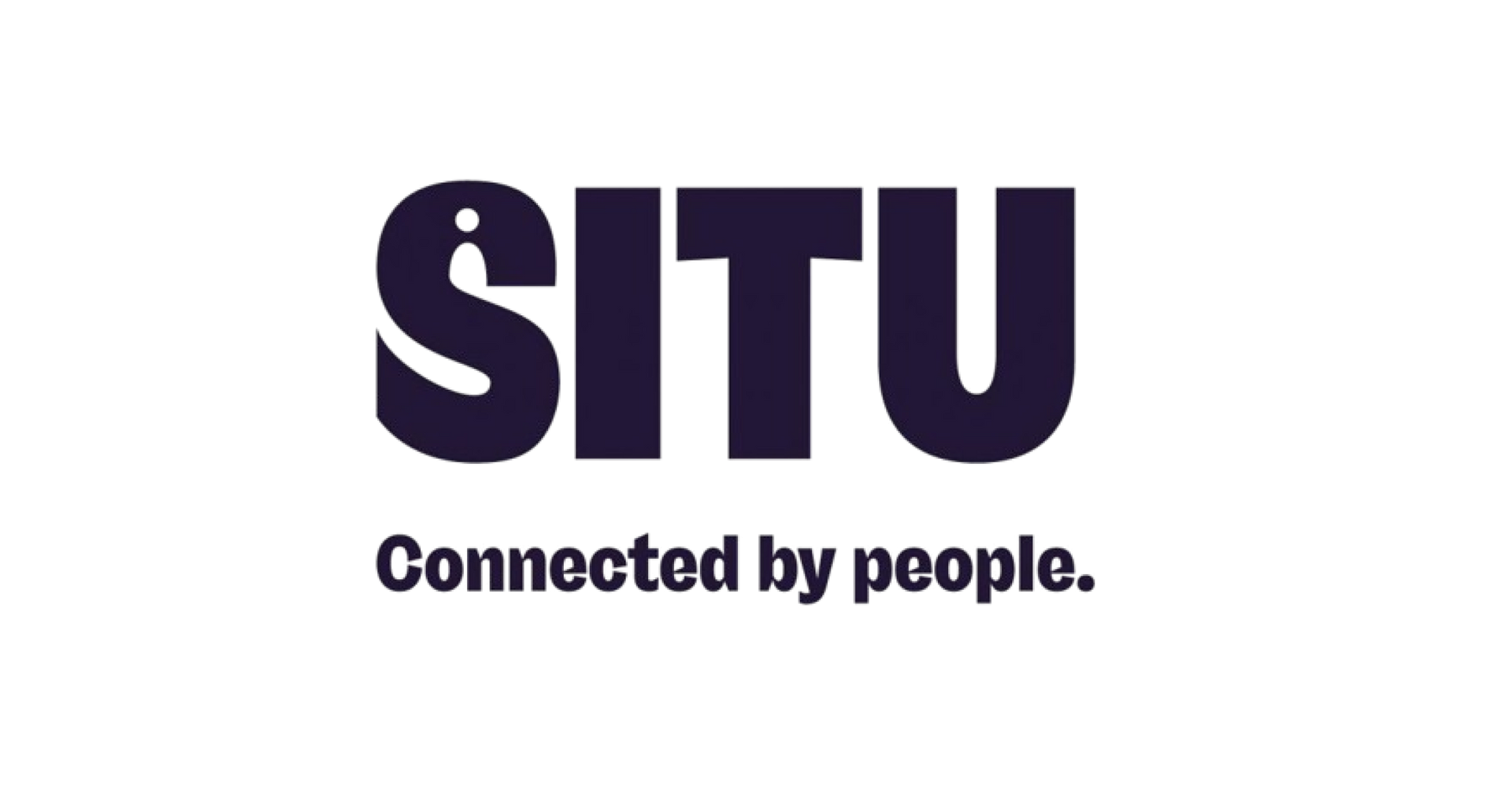 The logo for situ is connected by people.