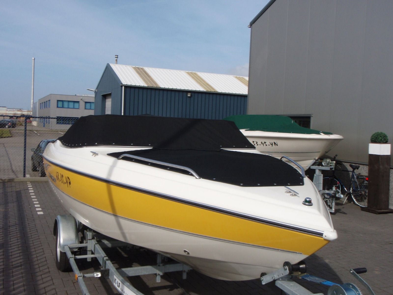 Nieuw afdekzeil speedboot Stingray