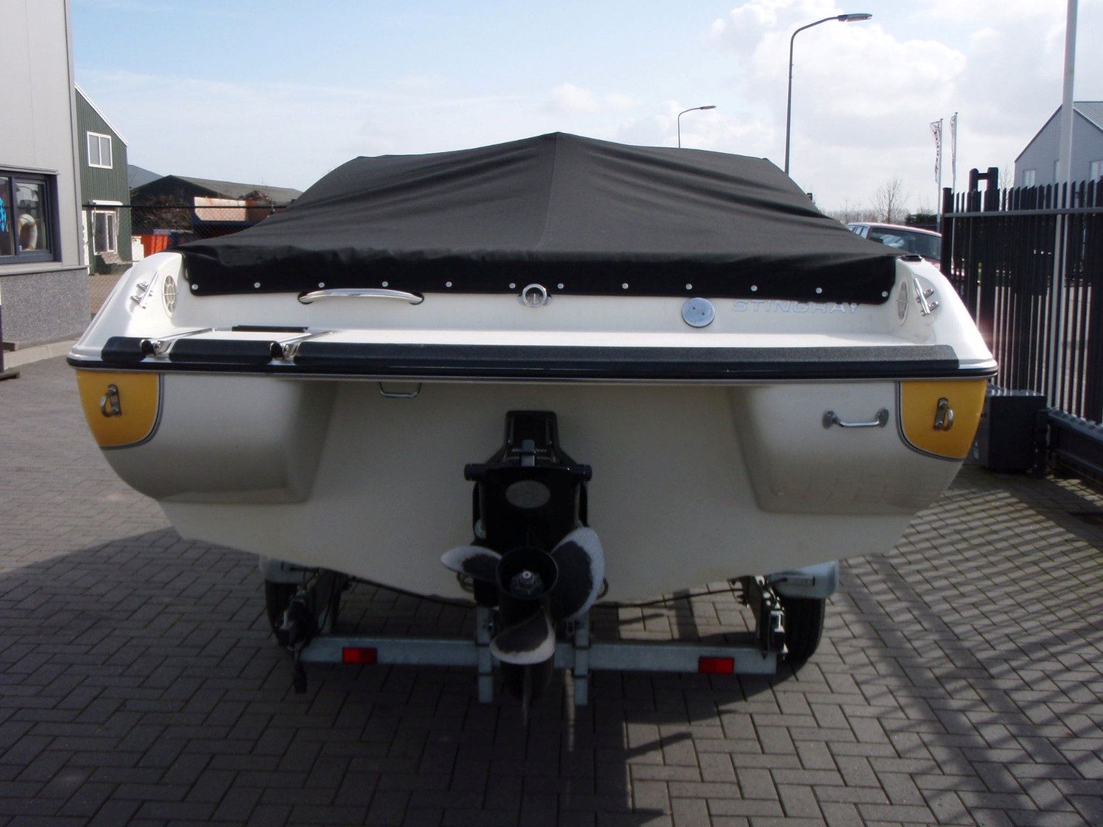 Nieuw afdekzeil speedboot Stingray