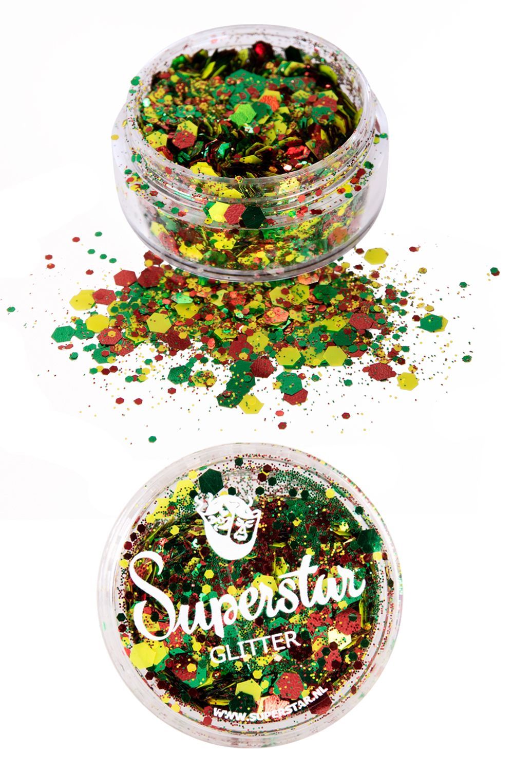 UITVERKOOP!!! Alaaf Chunky Glitter mix 8 ml