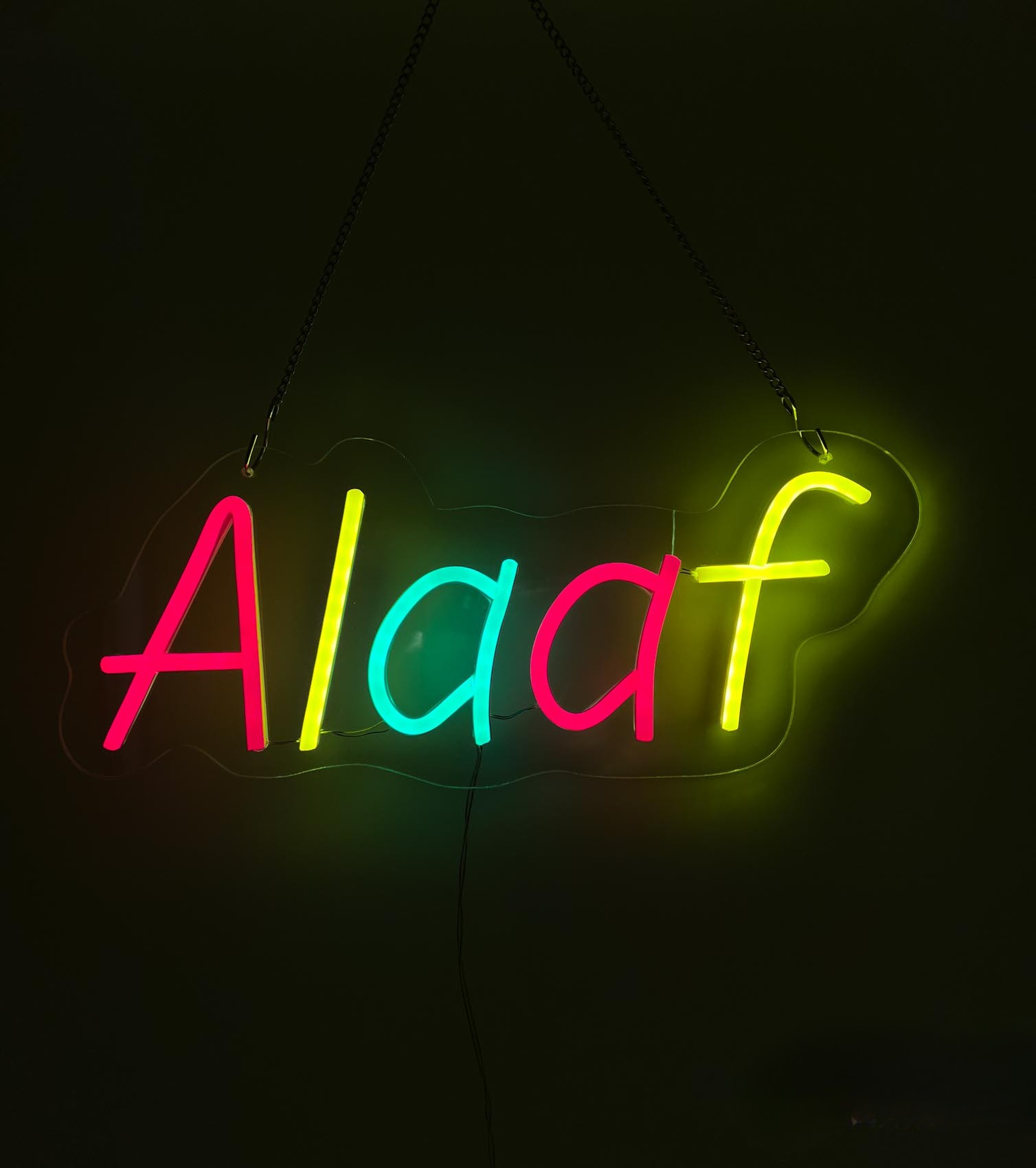 NIEUW! Rood-geel-groene Neon Led