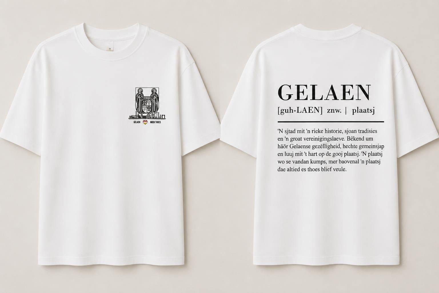 Dames Oversized T-Shirt Gelaen Mien Thoes