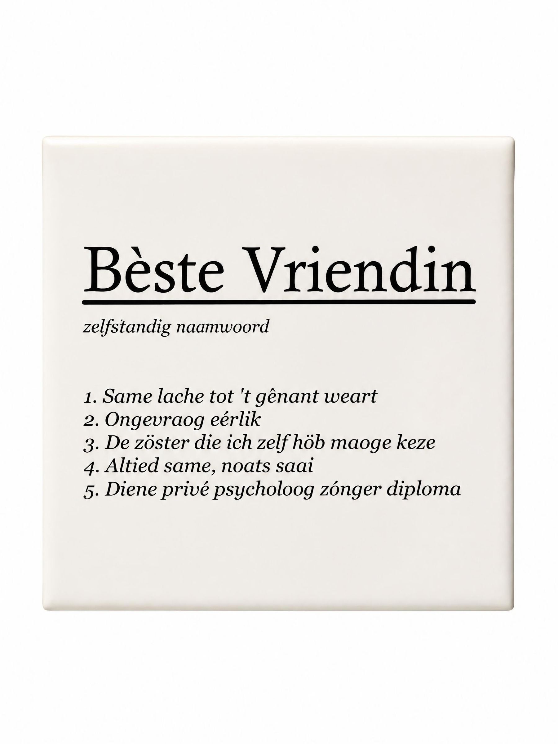 Tegeltje