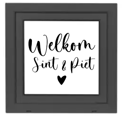 Herbruikbare raamsticker